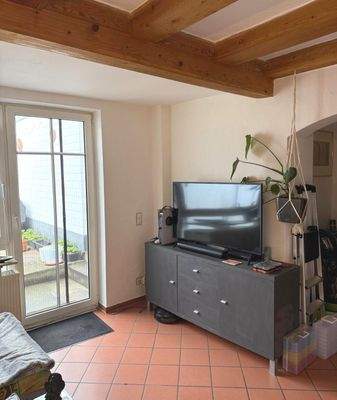 EG_Wohnzimmer mit Sichtbalken