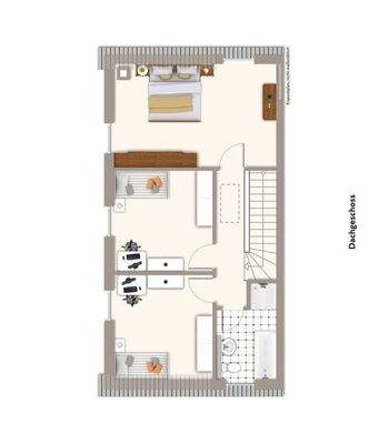 farbiger Grundriss OG