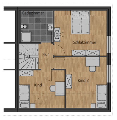 Grundriss Dachgeschoss