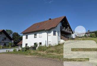 Blick auf das Wohnhaus