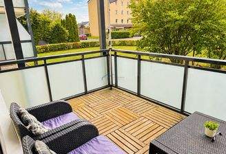 Ausblick Balkon