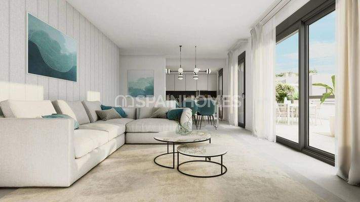 Newly-Built Apartments in a Complex with Pool in Estepona