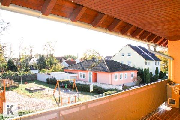 Blick aus dem Balkon