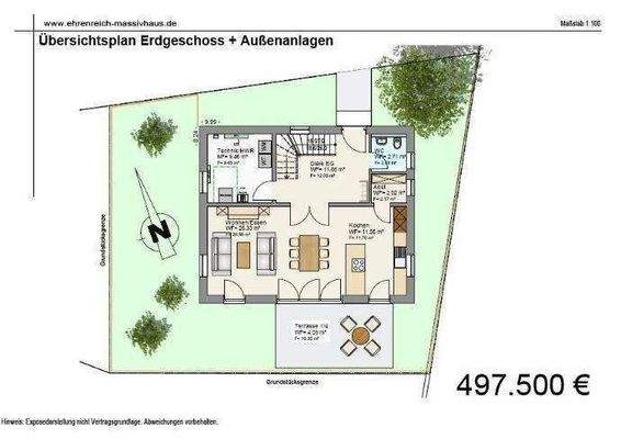 EFH Klardorf Haus 2 EG und Außenanlagen und Preis