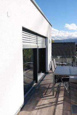 Detail Jalousie Wohnzimmer