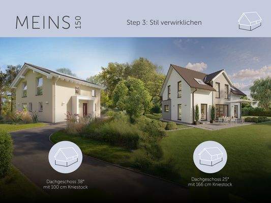 MEINS 150 Stilvarianten