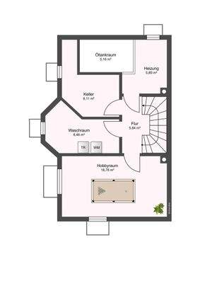 Grundriss Kellergeschoss