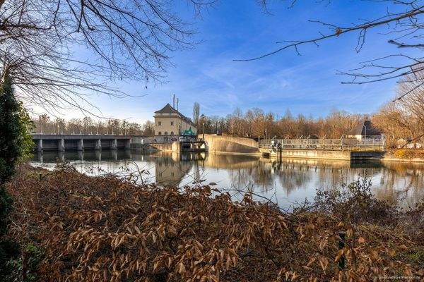 Stauwehr des Isarkanals