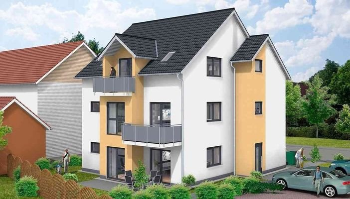 Komforthaus mit 3  Wohnungen und Balkonen