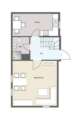 Erdgeschoss Vorderhaus