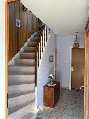 Treppe ins Dachgeschoss