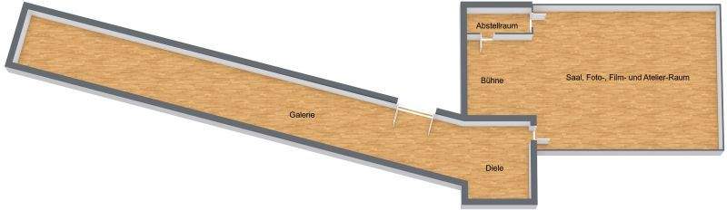 Grundriss Galerie im Erdgeschoss