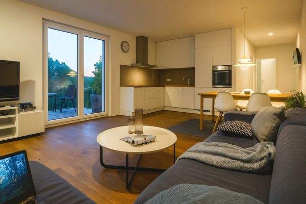 Visualisierung Wohn-und Essbereich 