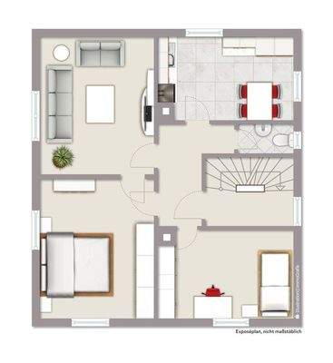 Grundriss Obergeschoss