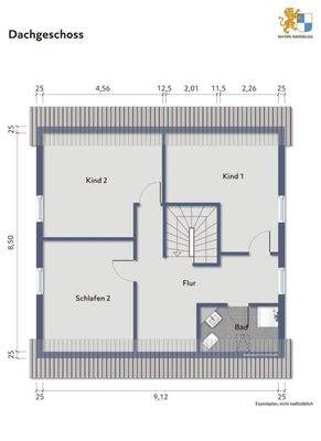 Grundriss Obergeschoss