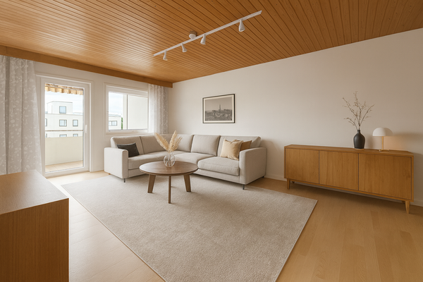 Wohnbereich (KI möbliert)