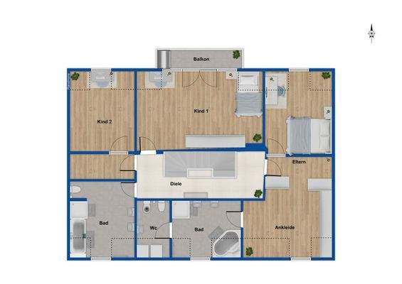 Grundriss OG Bahnhofstr.