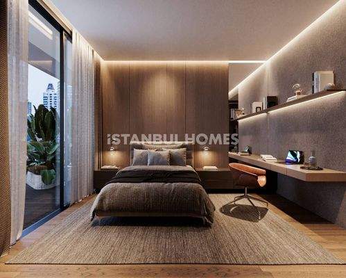 Apartments with Jacuzzi and Bosphorus View in Besiktas