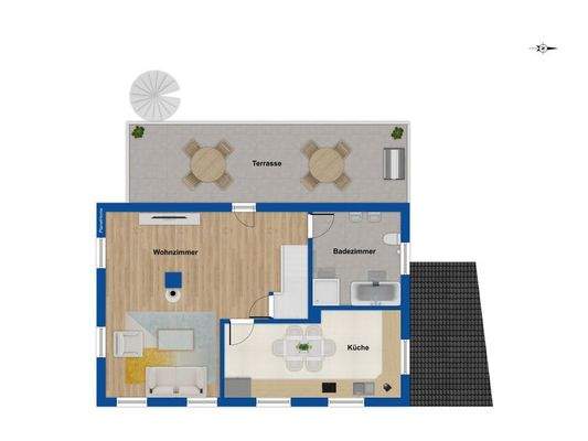 Grundriss Obergeschoss 