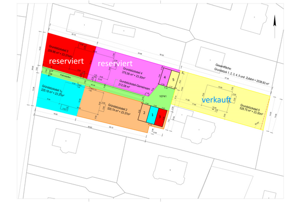 Lageplan - Grundstücksteil 2