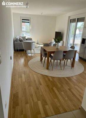 Beispiel-Einrichtung Wohnküche (KI-generiert)