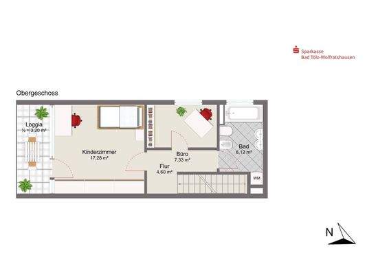 Grundriss Obergeschoss