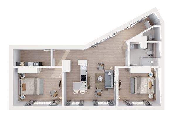 HAVENS LIVING Frankfurt Apartment Zen