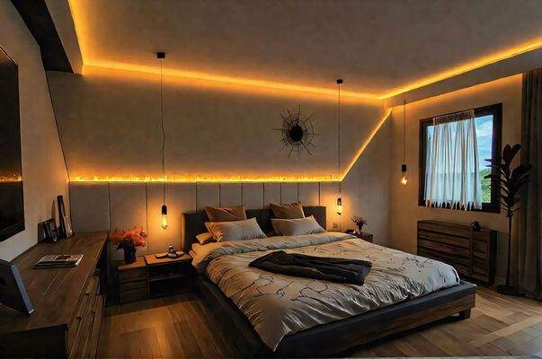 Schlafzimmer (mit KI digital verändert)