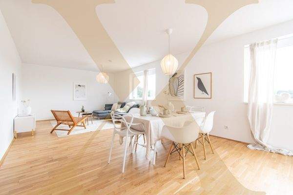 Beispielfoto Wohn-/Essbereich - Mustermöblierung