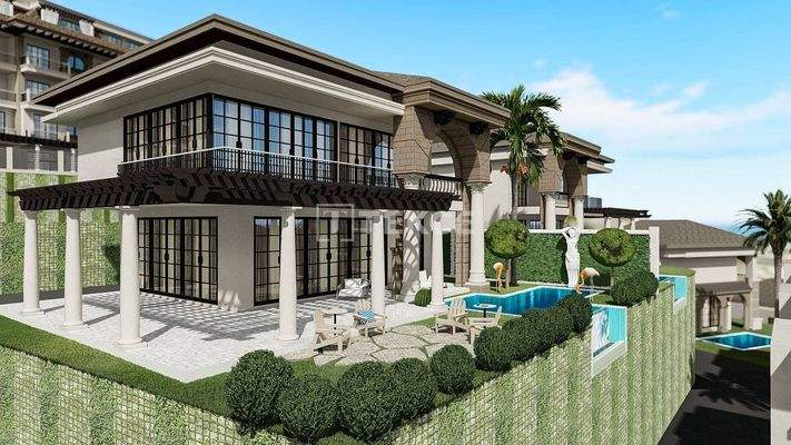 Villas with Private Pool and Garden in Alanya Turkey