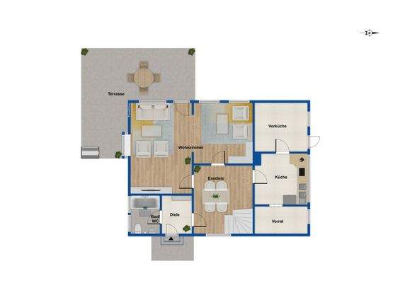 Grundriss Erdgeschoss