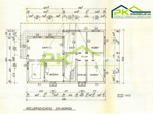 Grundriss Kellergeschoss