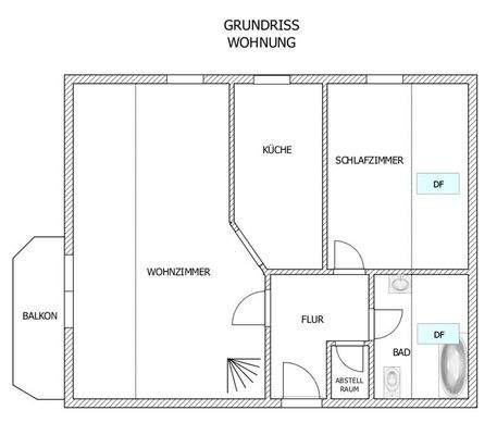 Grundriss Wohnung