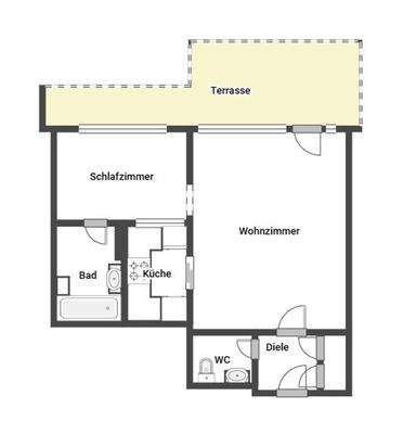 Grundriss 4. OG mitte rechts