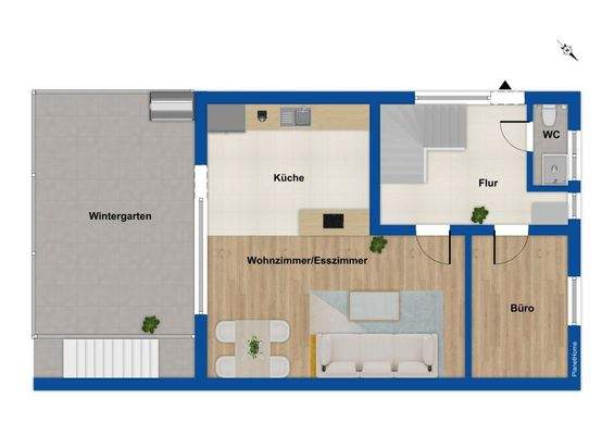 Grundriss Erdgeschoss