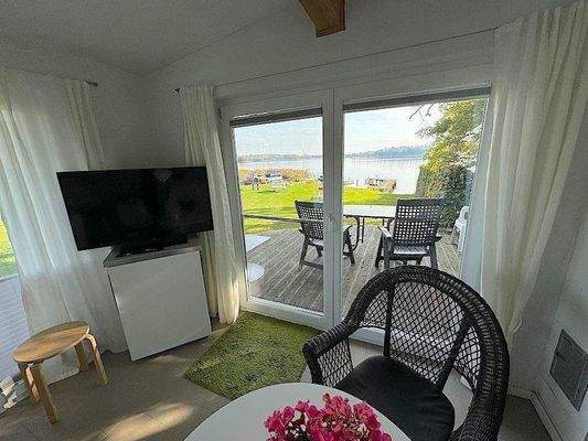 Blick zum See aus  dem Bungalow 5