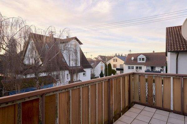 Blick auf den Balkon