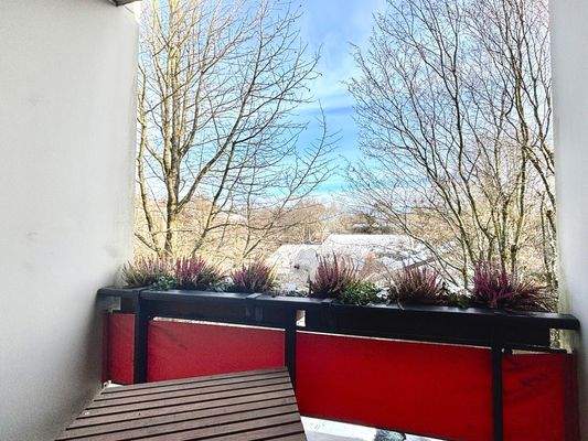 Loggia mit Morgensonne