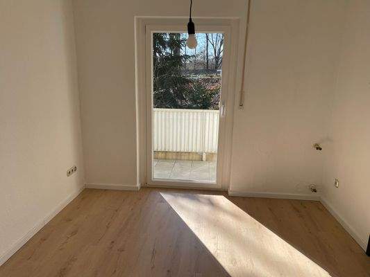 Essen- Zugang zum Balkon