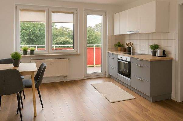 Küche (Einrichtung visualisiert)