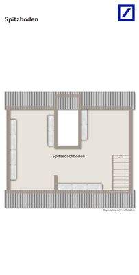 Grundriss - Spitzboden