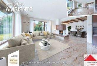 Wohnzimmer mit Kamin