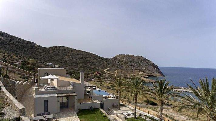 Kreta, Mochlos: Traumhafte Luxusvilla in einer ruhigen Bucht zum Verkauf