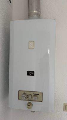 Gastherme für Warmwasser
