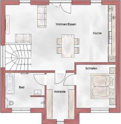 Grundriss Erdgeschoss