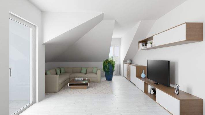 Wohnraum visualisiert