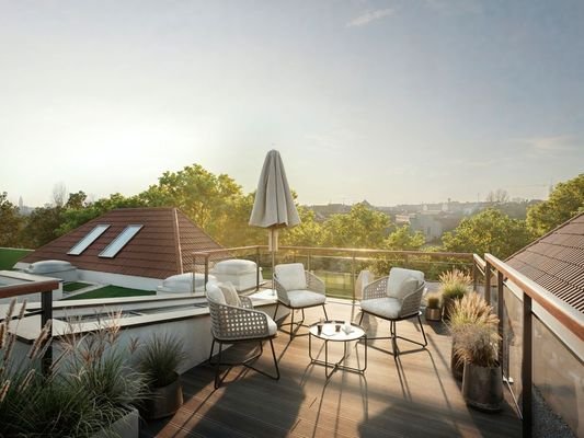 Berlin-Panorama: Terrassen-Penthouse in Friedenau