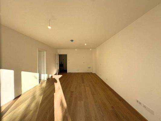 Wohn-/Essküche mit thermischer Bauteilaktivierung