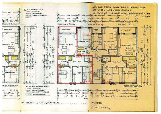 Grundriss der Wohnung