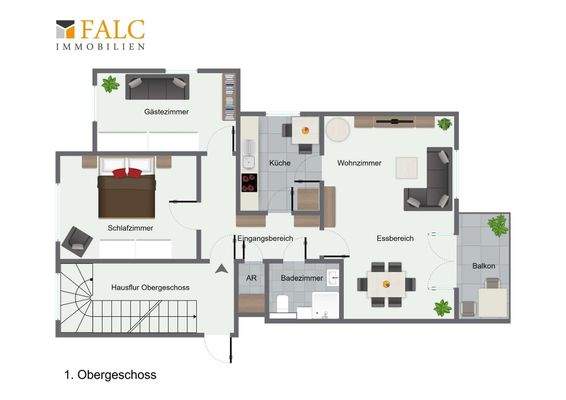 Grundriss Obergeschoss 